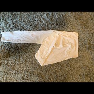 White lululemon train times pant